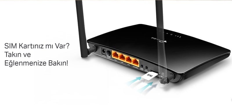 Tp-Link Archer MR400 Çift Bant LTE (3G-4G) Router
