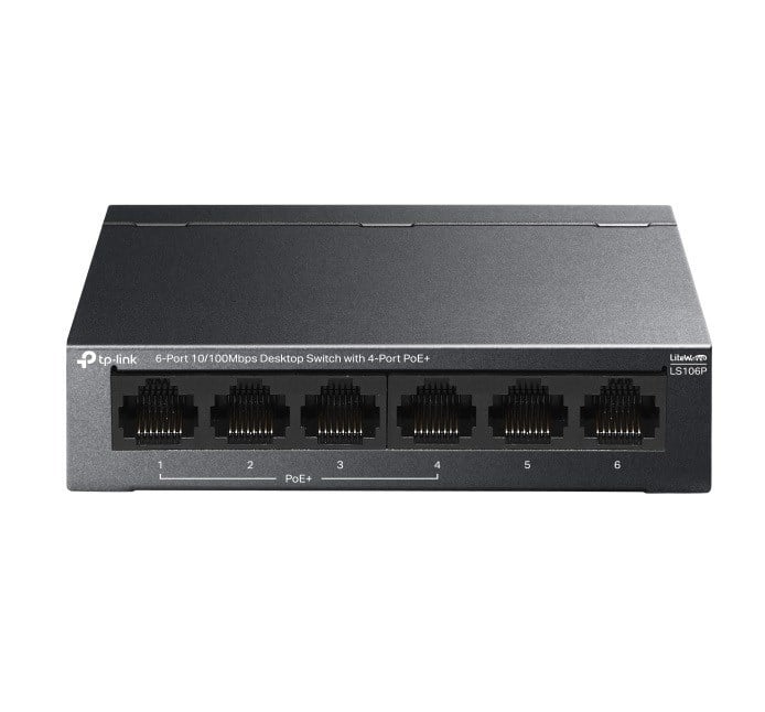 Tp-Link LS106P 6 Port 10/100 4 Port PoE Switch