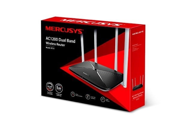 Tp-Link Mercusys AC12 Çift Bant 1200Mbps Router