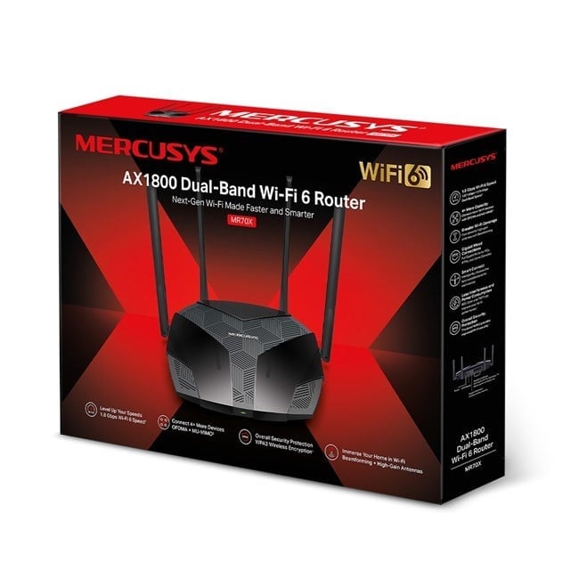 Tp-Link Mercusys MR70X Çift Bant Router