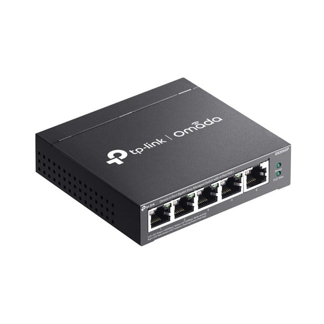 Tp-Link omada ES205GP 5Port Gbit 4 PortPoE+ Switch