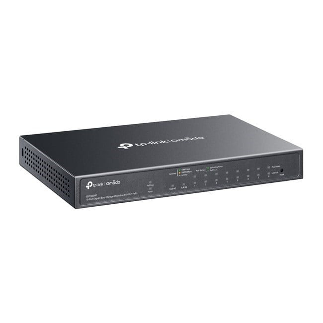 Tp-Link omada ES210GMP 10 Port Gbit 8 Poe+ Switch