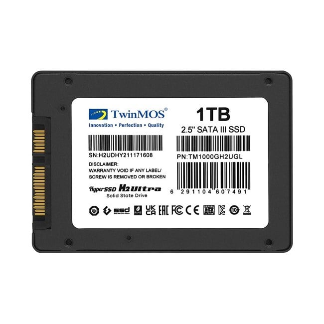 TwinMOS Hyper 1TB 2.5 SATA3 SSD (580/550Mb/s)