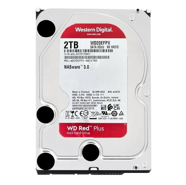 WD Red Plus Nas 2TB 3.5 5400Rpm SATA (WD20EFPX)