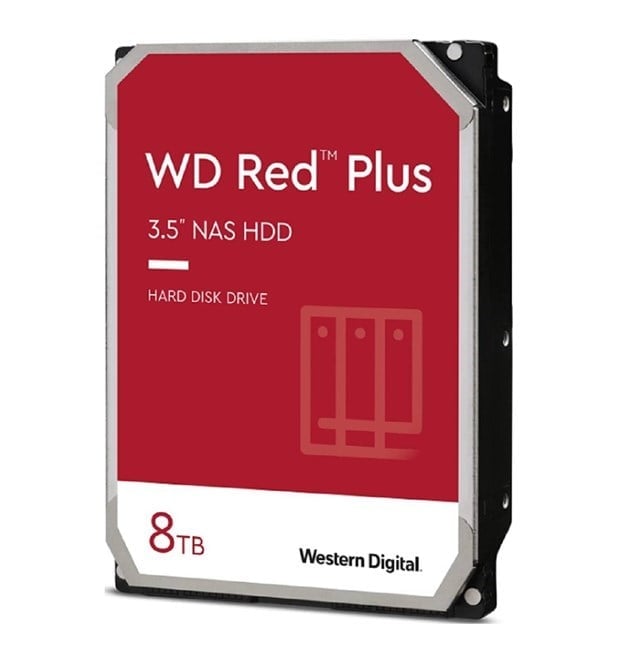 WD Red Plus Nas 8TB 3.5 5640Rpm SATA (WD80EFPX)
