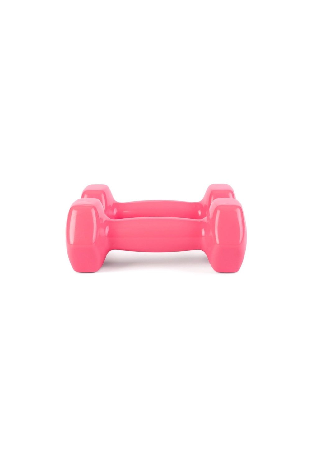 Gymo Hex Shape Vinil Dambıl 2x1kg Pembe