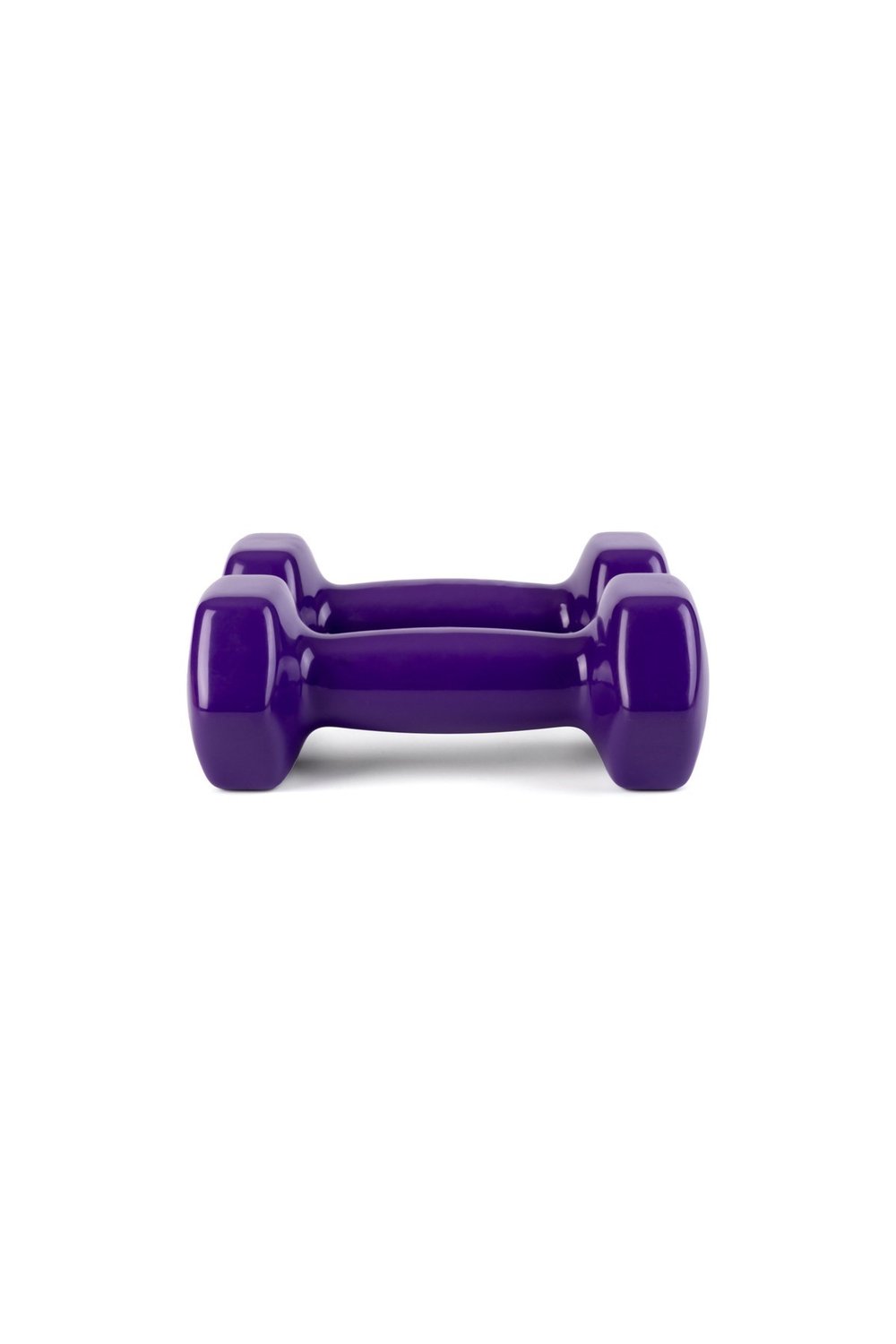 Gymo Hex Shape Vinil Dambıl 2x2kg Mor
