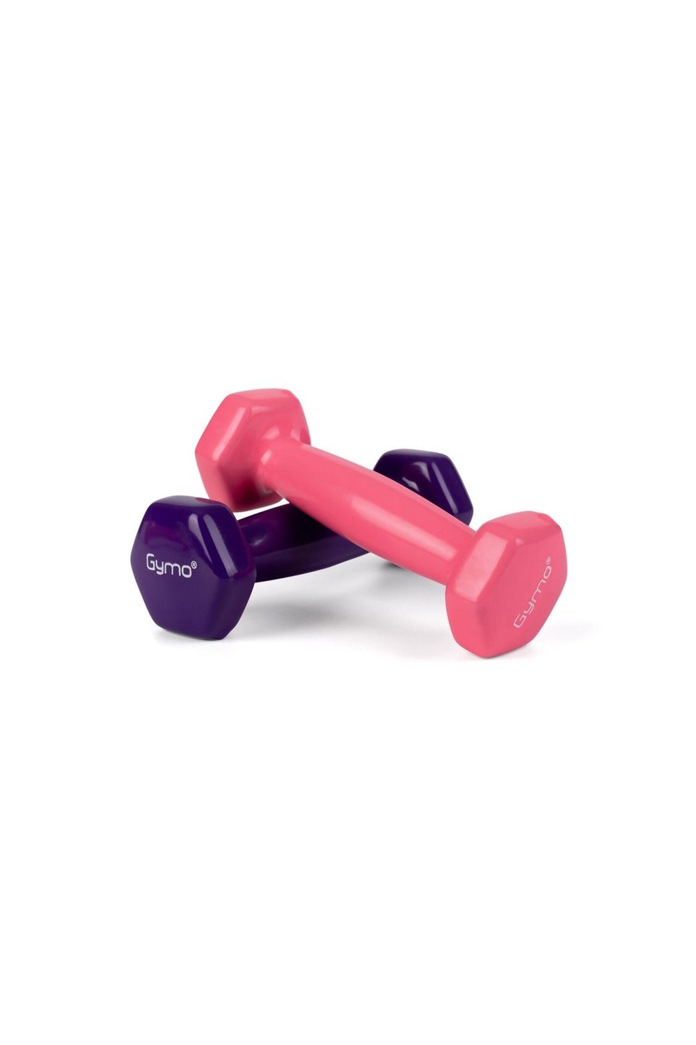 Gymo Hex Shape Vinil Dambıl 2x500g Pembe