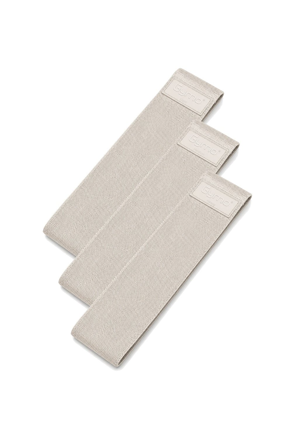Gymo Hip Band Squat Egzersiz Kalça Direnç Bandı 76x8cm Bej 3lü Set