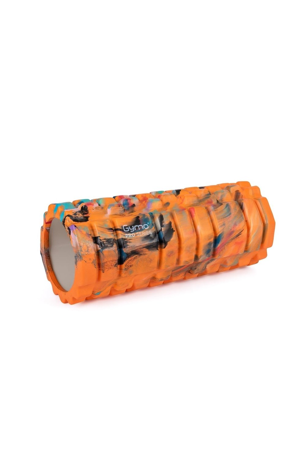 Gymo Pro Series Cloudy Marble Foam Roller Pilates Masaj Rulosu Turuncu