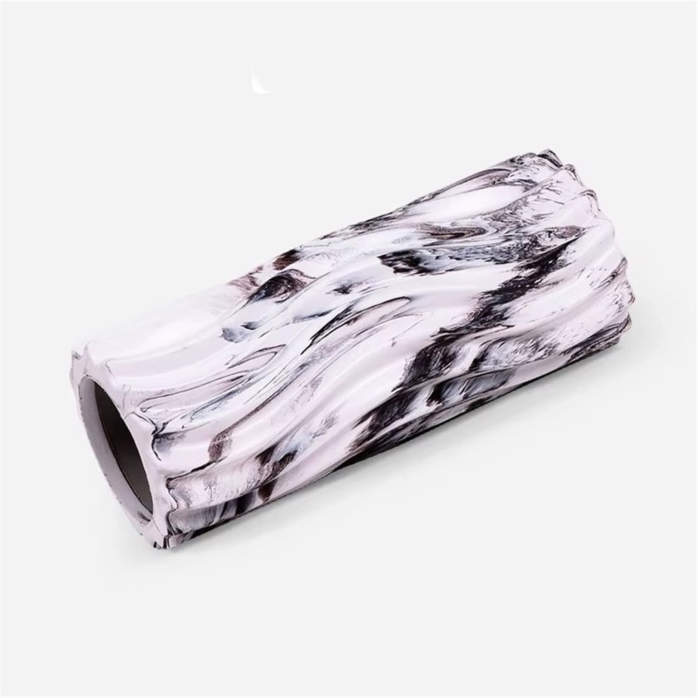 Gymo Pro Series Cloudy Wavy Foam Roller Pilates Masaj Rulosu Siyah