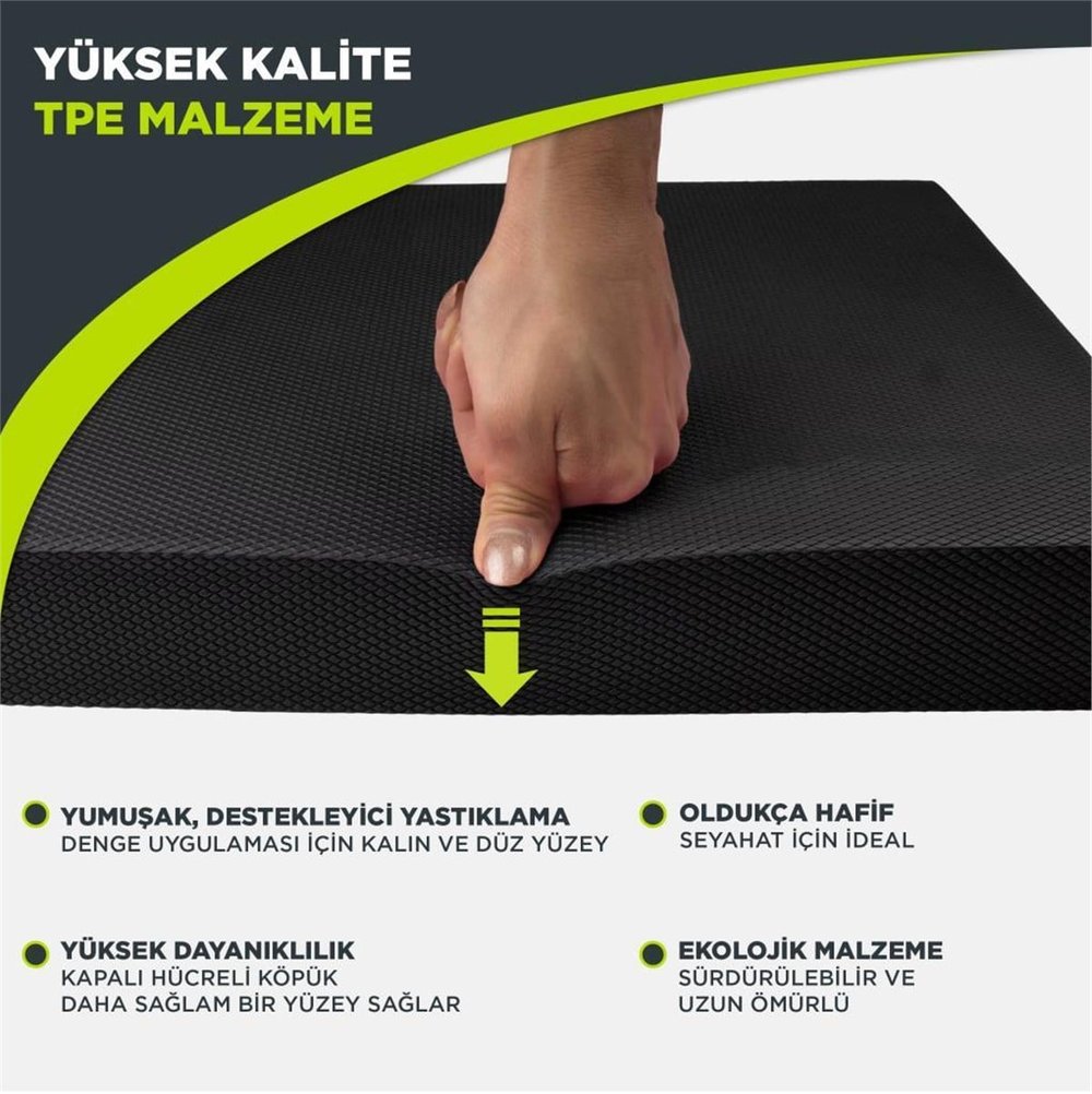 Gymo Pro Series Denge Bloğu Siyah