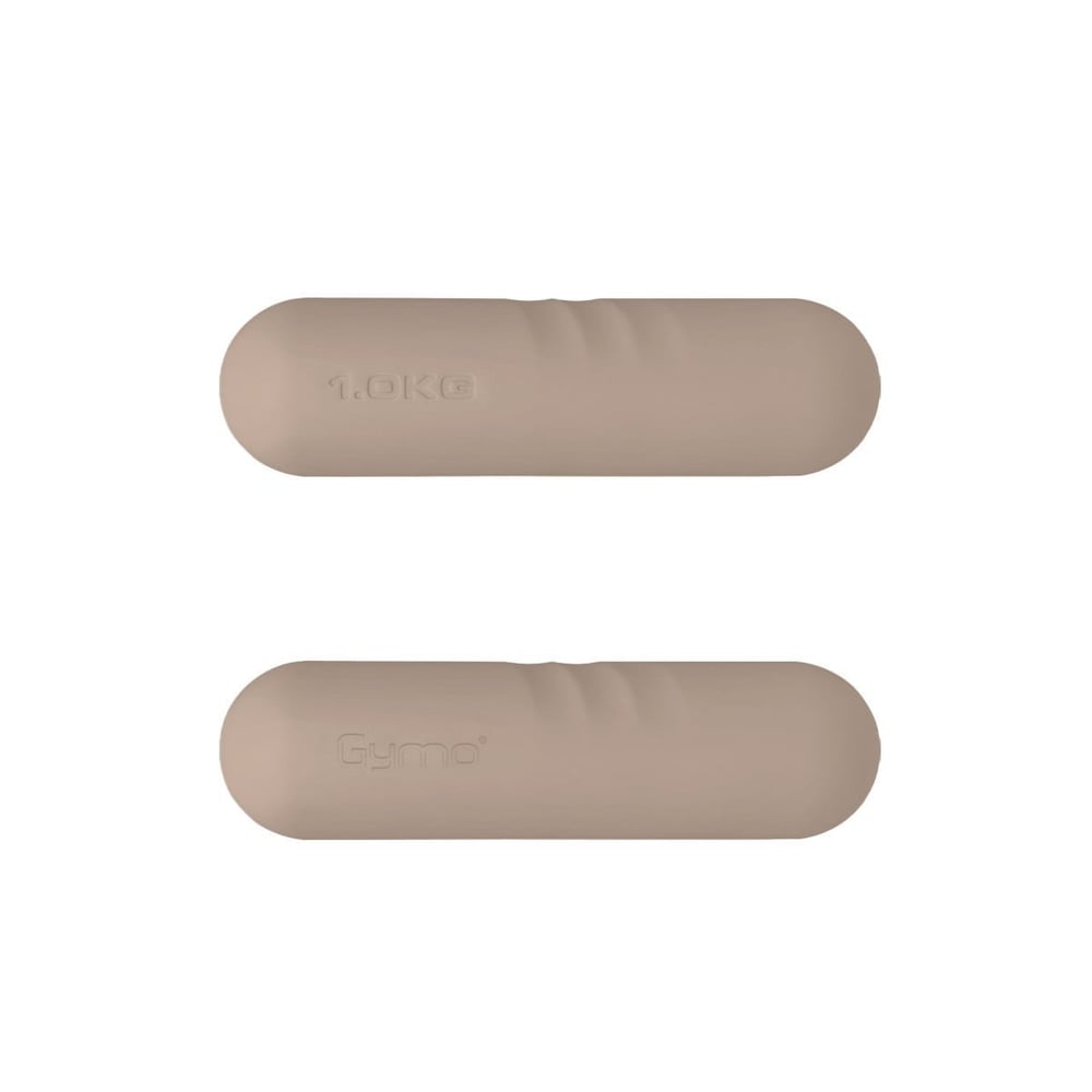 Gymo Pro Series Silikon Dambıl 2x1kg Toprak