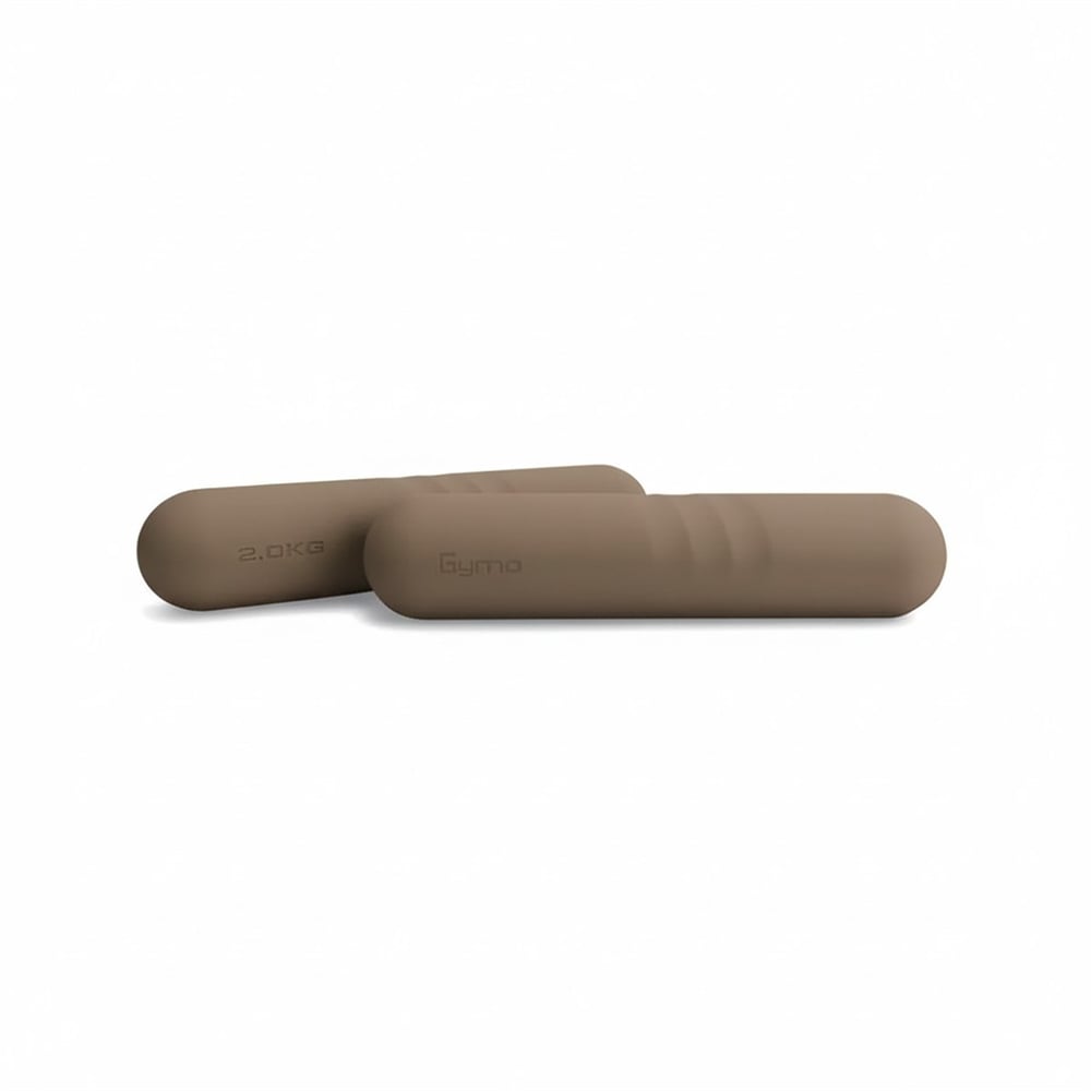 Gymo Pro Series Silikon Dambıl 2x2kg Toprak
