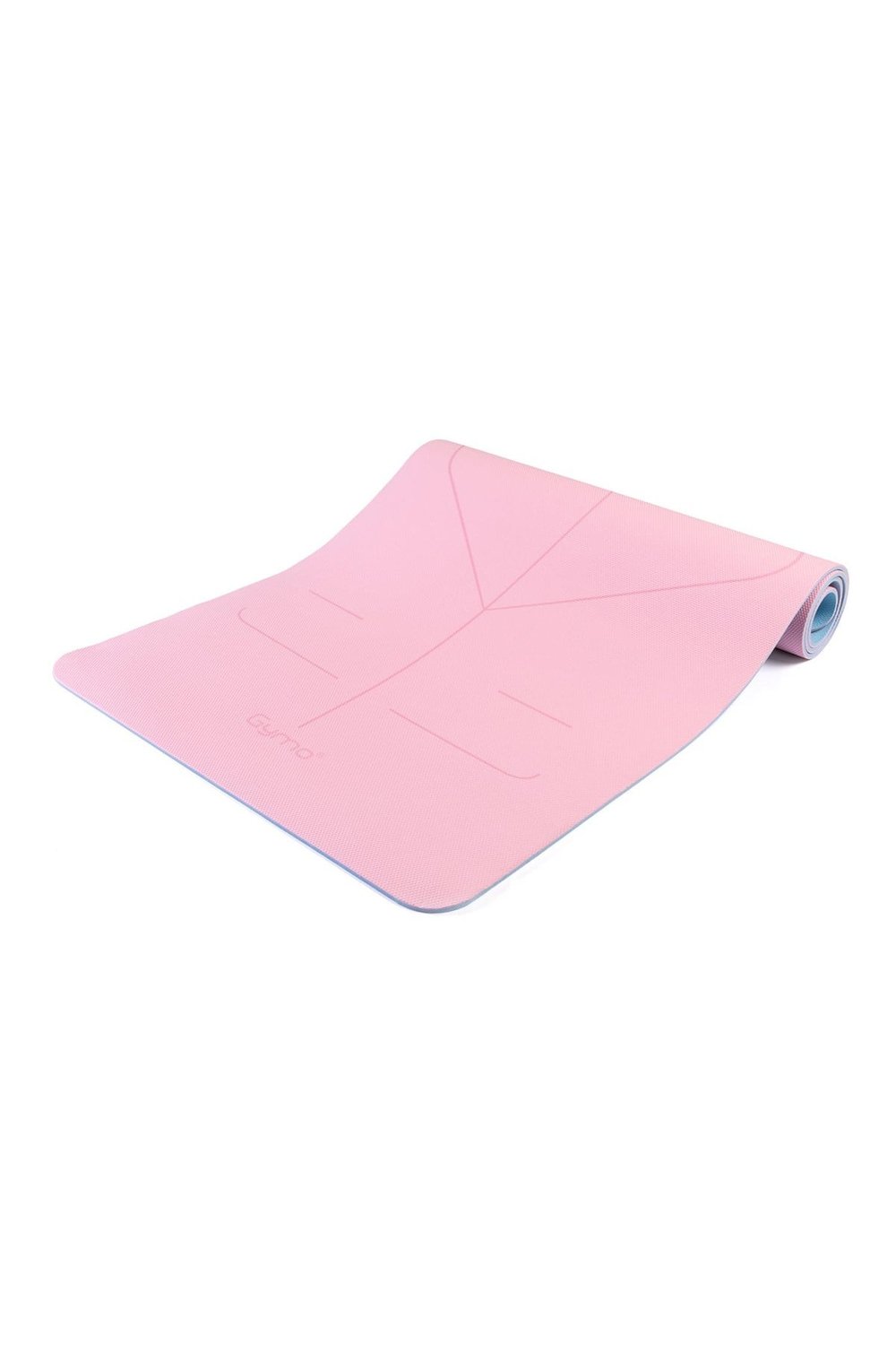 Gymo UltraGrip Hizalamalı 6mm TPE Yoga Matı Pilates Minderi Pembe
