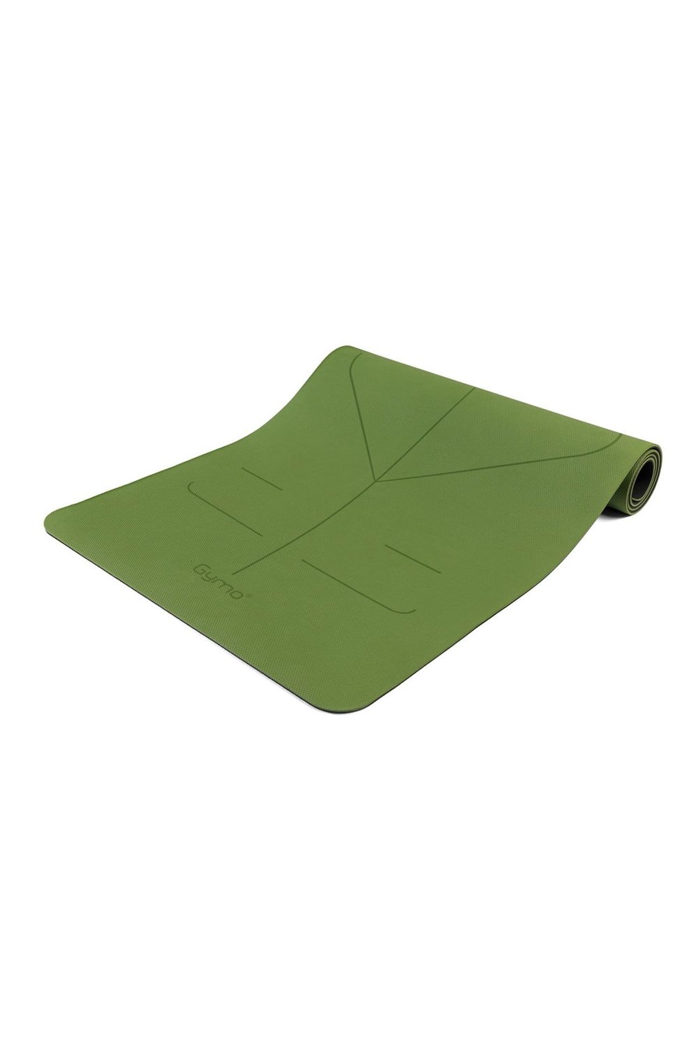 Gymo UltraGrip Hizalamalı 6mm TPE Yoga Matı Pilates Minderi Yeşil