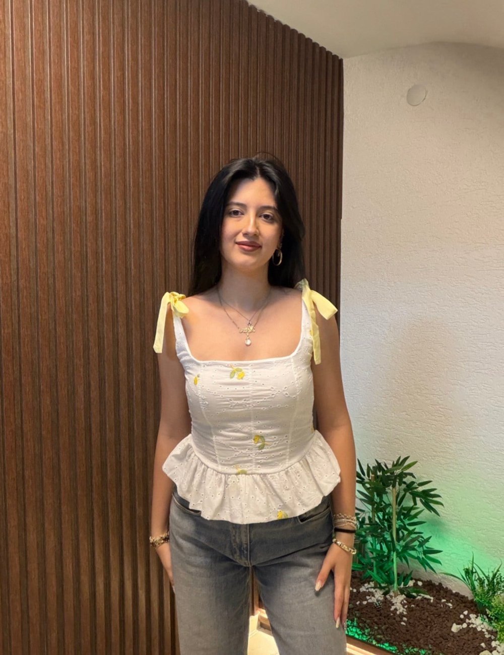 KURDELE DETAYLI FİSTO BLUZ