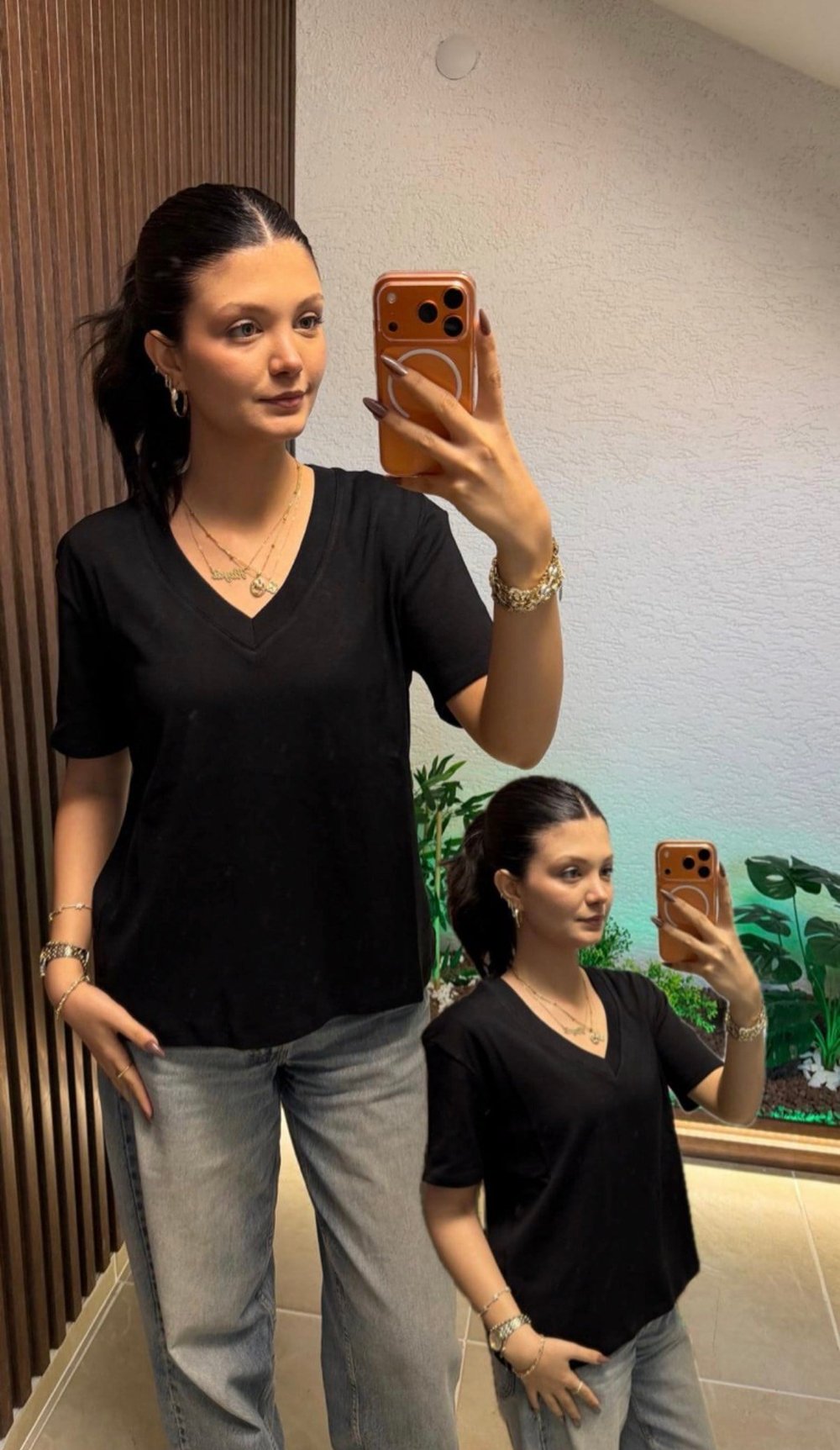 V YAKA TİŞÖRT