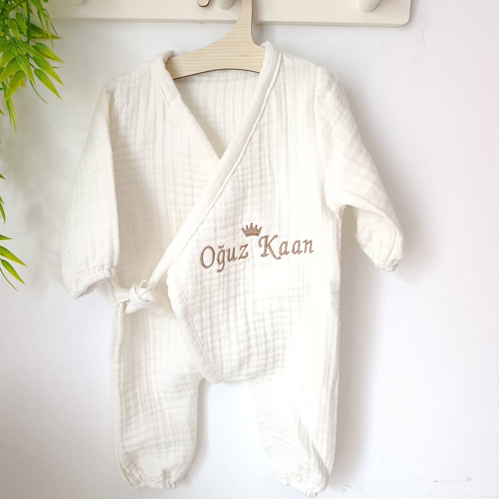 Erkek Bebek Müslin Hastane Çıkışı Seti