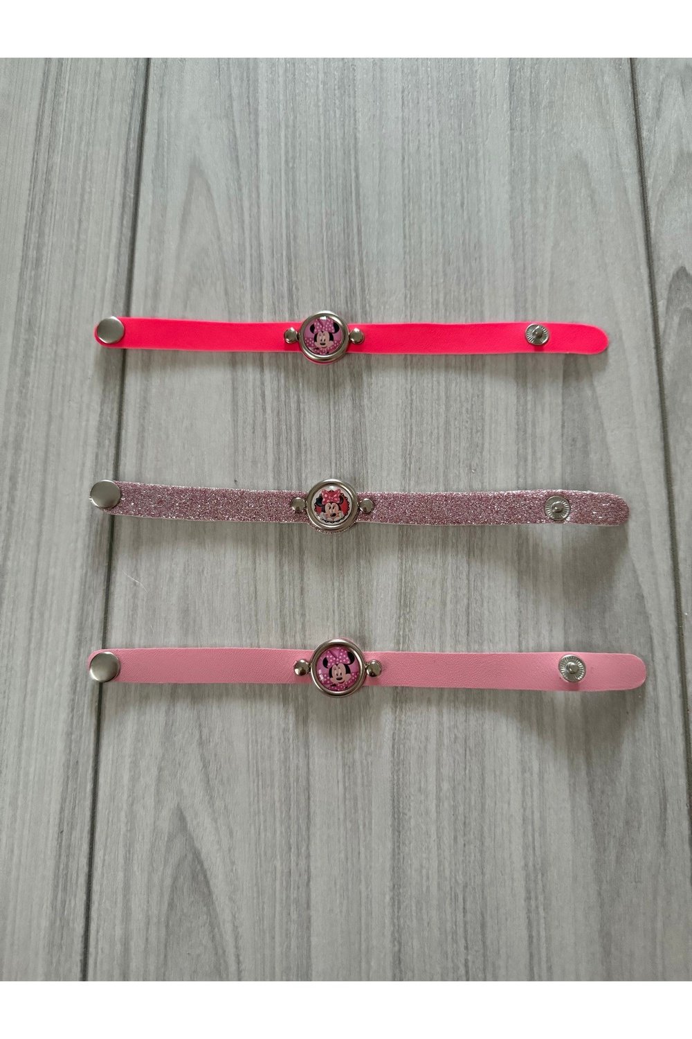 Kız çocuk bileklik(1 adet)(minnie mouse)