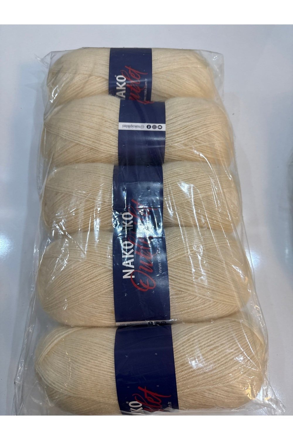 Nako angora ip (500-550 gram) krem