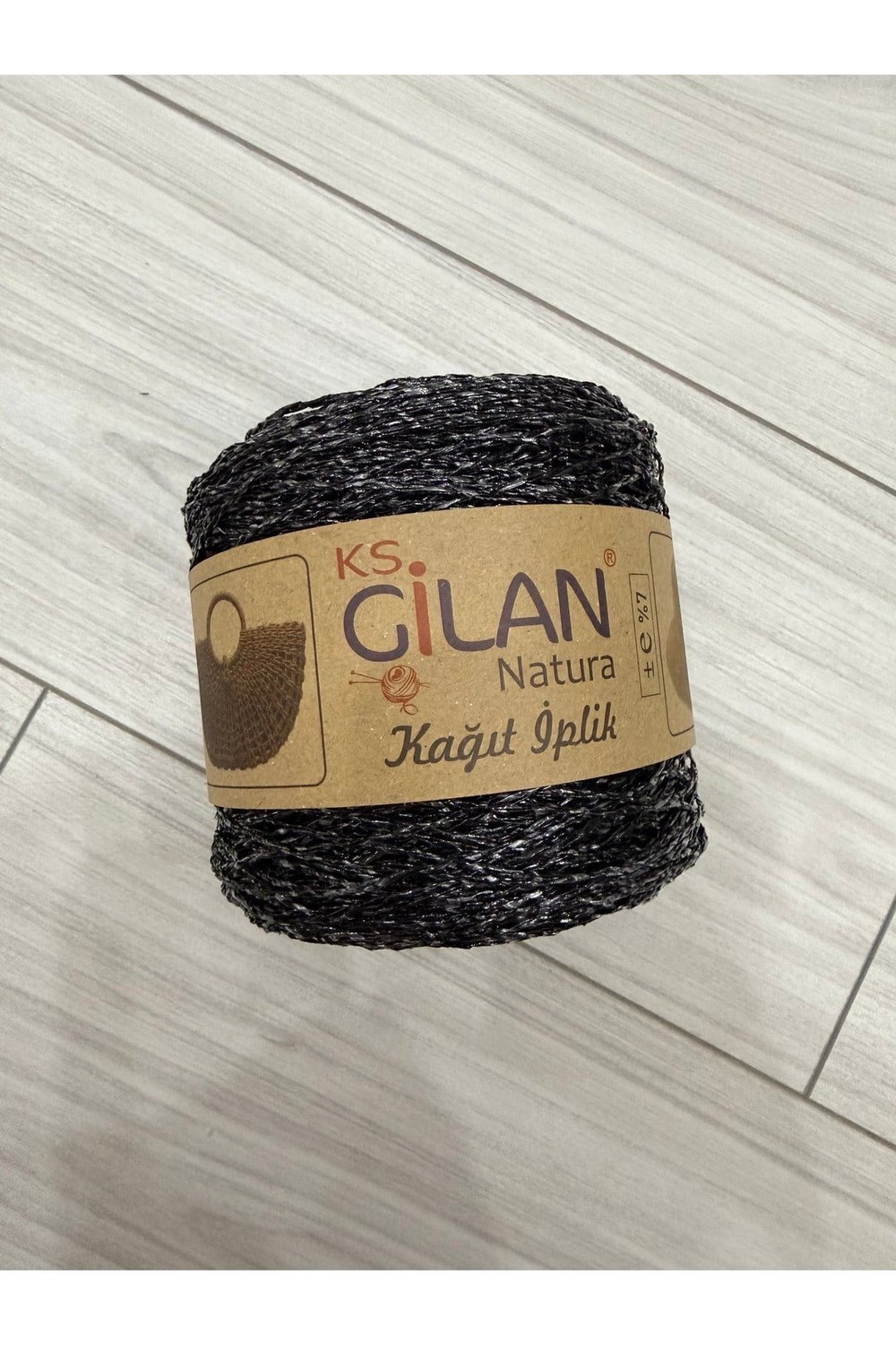 Parlak kağıt ip (200 gram) siyah