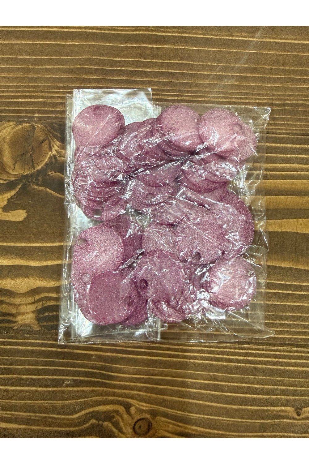 Süslü 20mm çanta,patik pulu (20 gram) gülkurusu