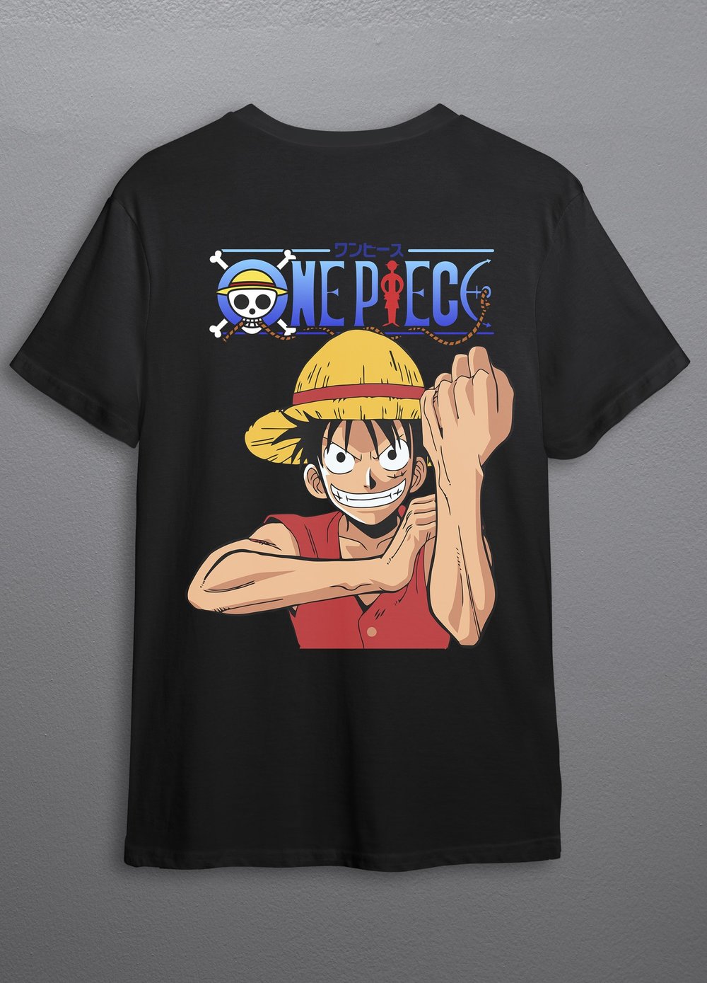 One Piece – Monkey D. Luffy Temalı Tişört (Unisex)