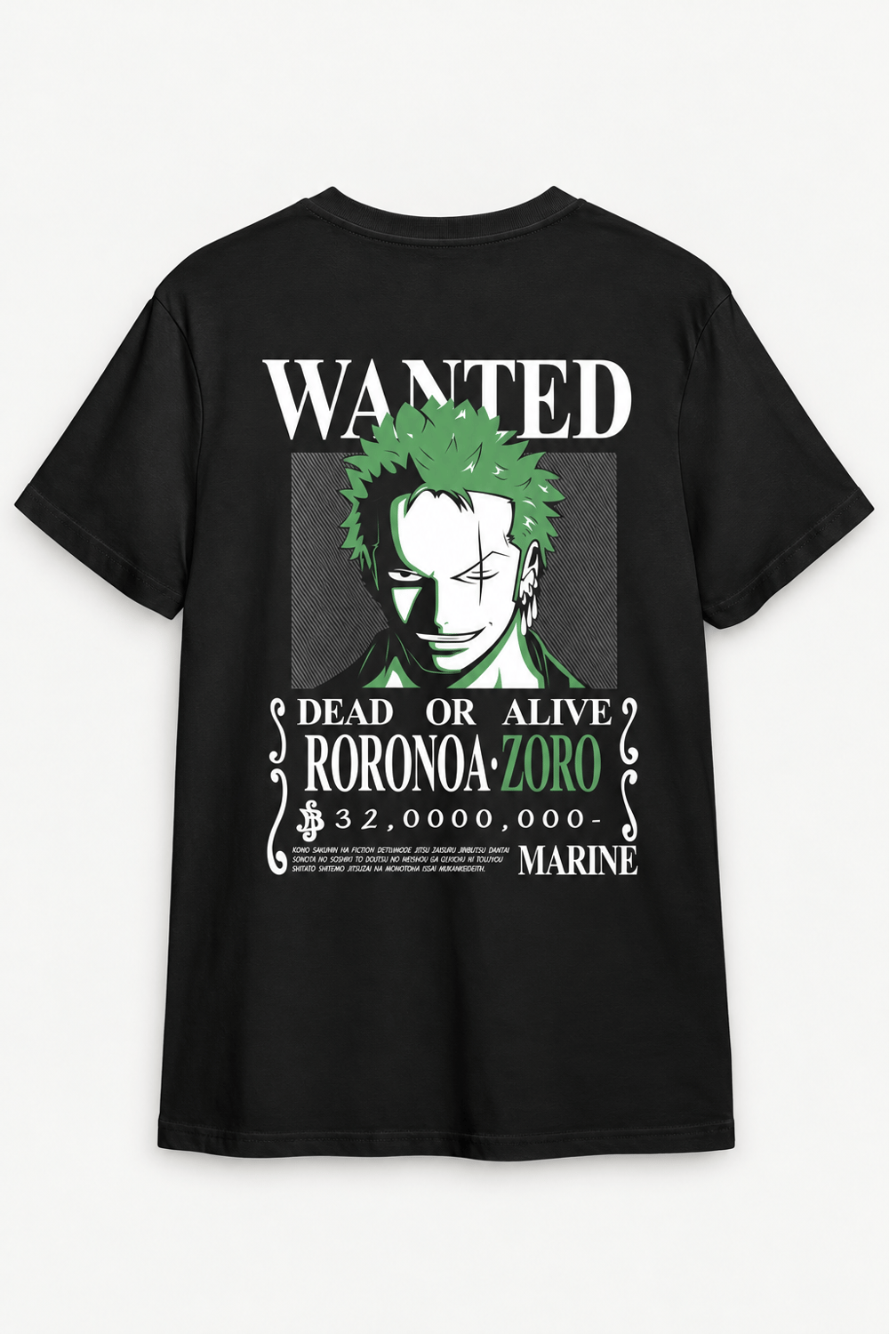 One Piece – Roronoa Zoro Dead or Alive Anime Tişört