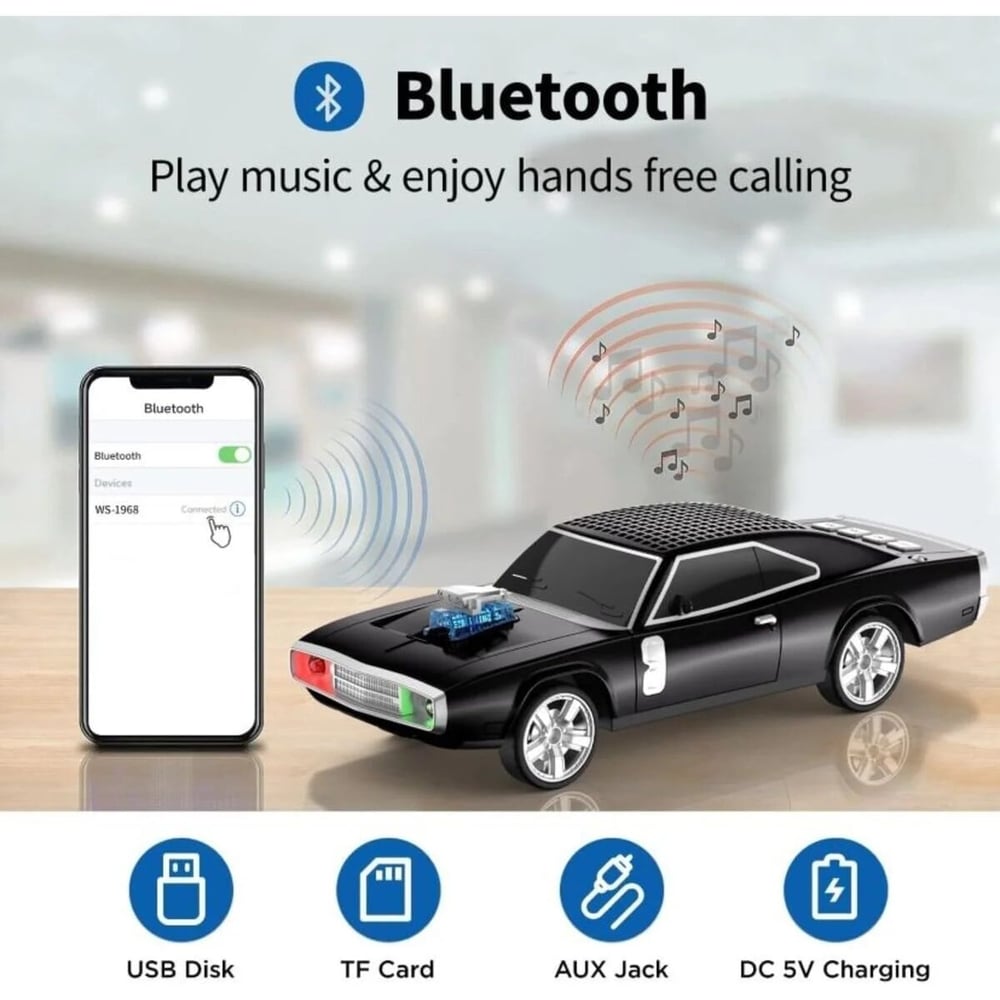 Araba Görünümlü Bluetooth/usb/sd Kart/ Player Müzik Kutusu