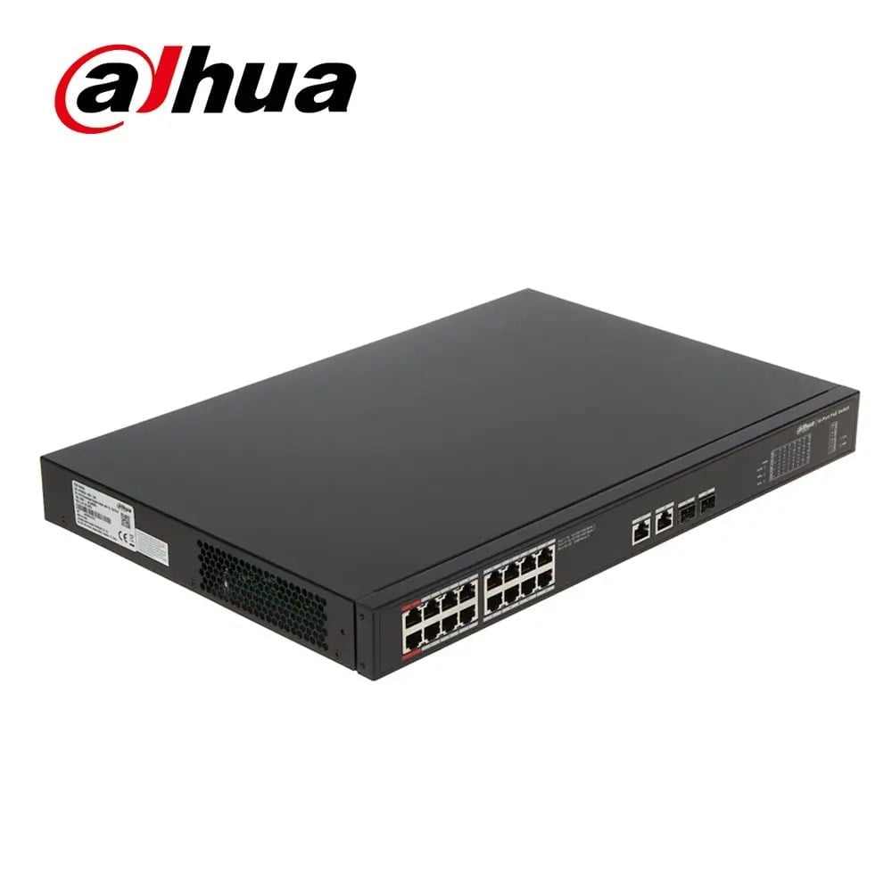 DAHUA CS4218-16ET-135 18 PORT 16xPOE 135W 10/100 +2SFP YONETILEBILIR SWITCH