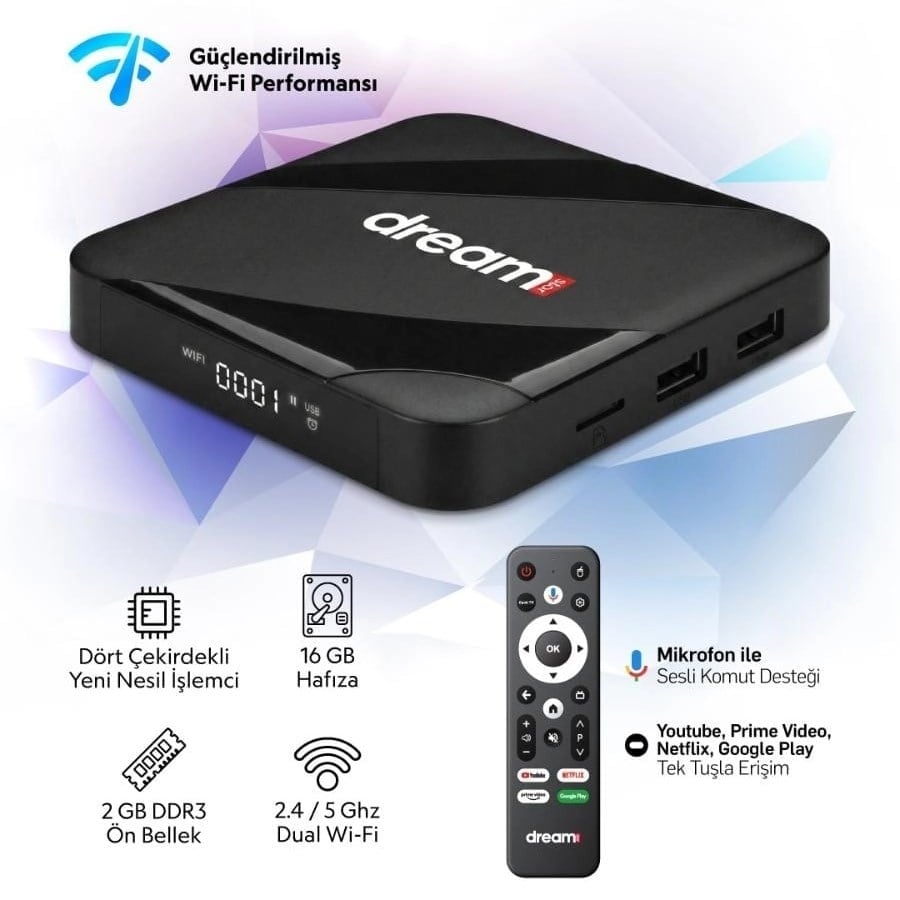 DREAMSTAR İ3 PLUS ANDROİD TV 4K