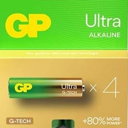 GP G-Tech LR6 AA Boy Ultra Alkalin Kalem Pil 4'lü Paket GP15AU-U4