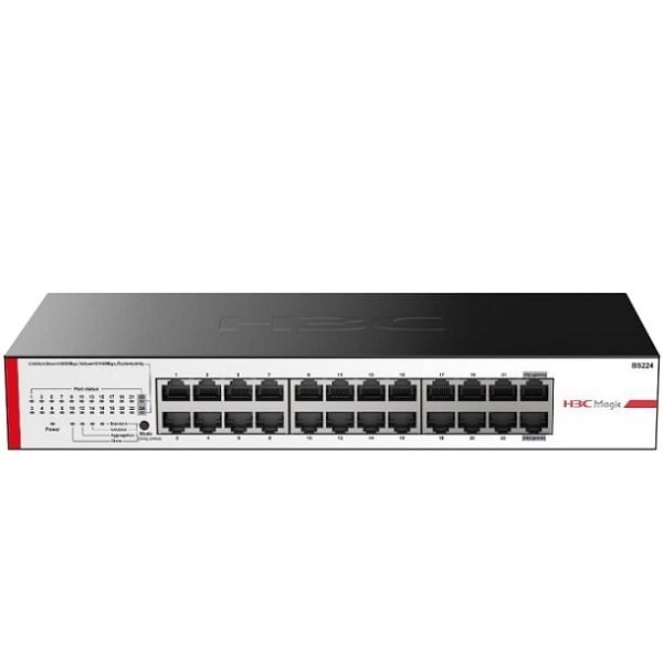 H3C MAGIC BS224 24 PORT 10/100/1000 YONETILEMEZ RACK MOUNT SWITCH