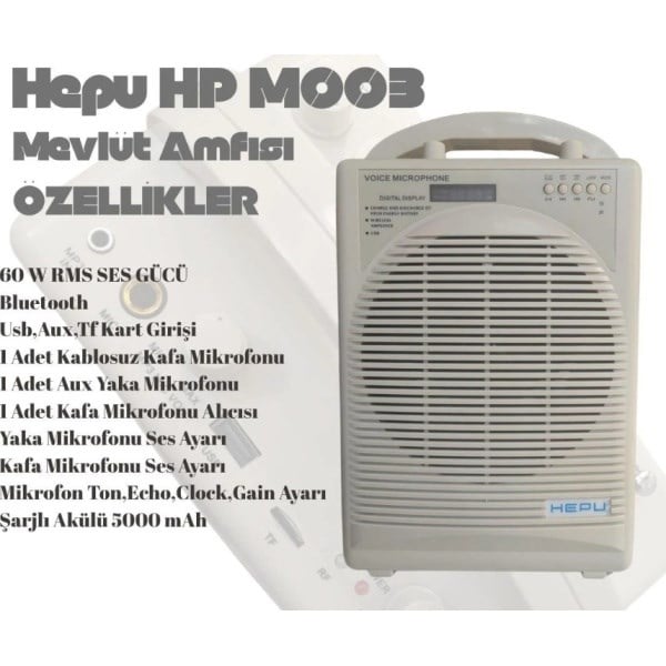 Hepu HP-M004 Mevlüt Amfisi – 60W RMS