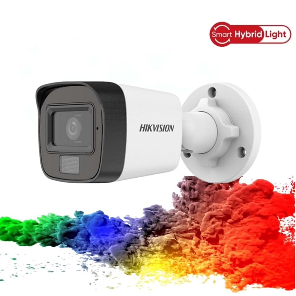 Hikvision DS-2CE16D0T-EXLPF TVI 2 MP Sabit Lensli Dual Light Bullet Kamera 2.8 mm