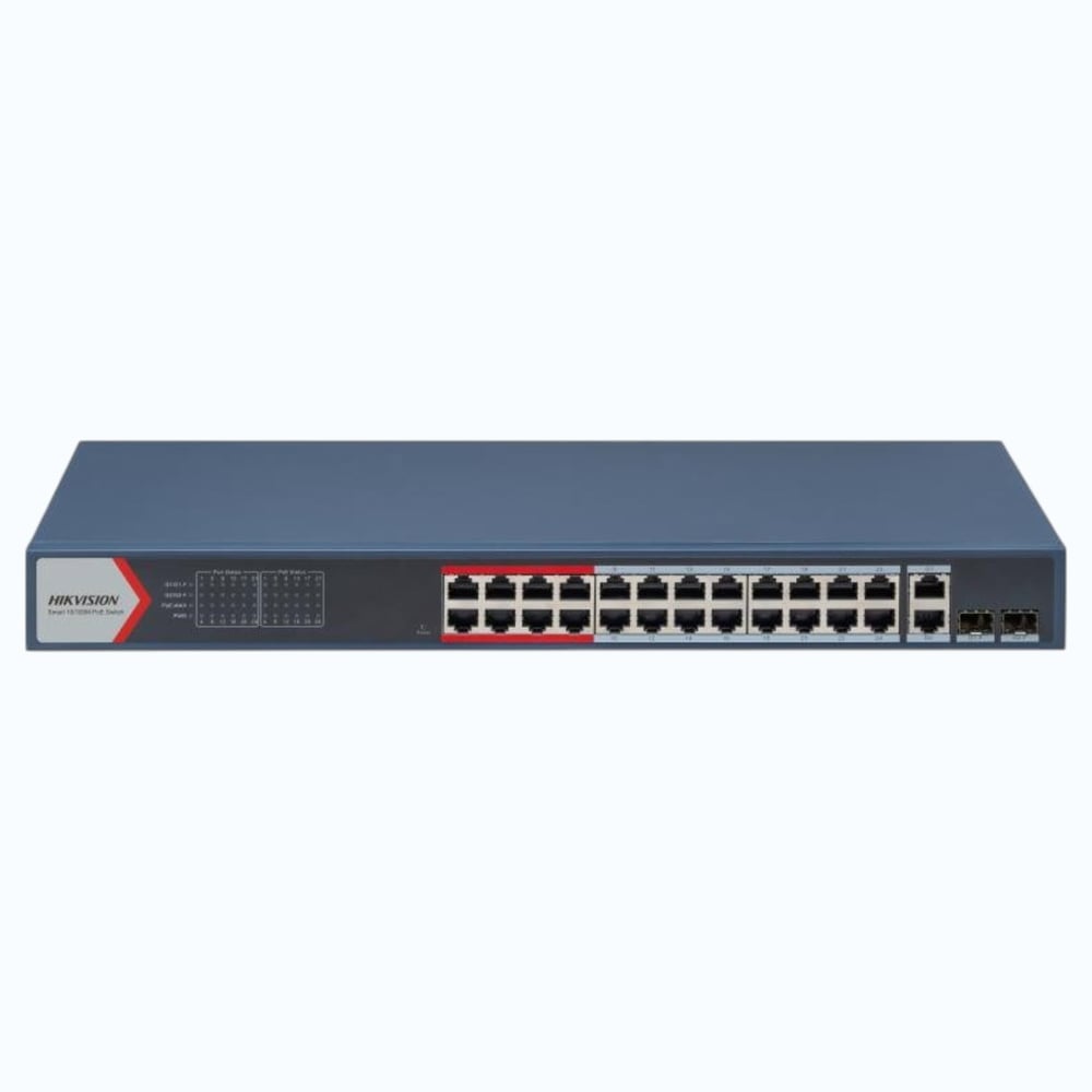 Hikvision DS-3E1326P-EI 24 Port 10/100/1000 Mbps Gigabit Switch 370W