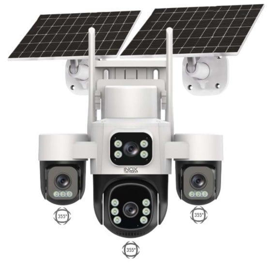INOX-X24 4G SOLAR ESİM 6 MOTOR 3PT KAMERA