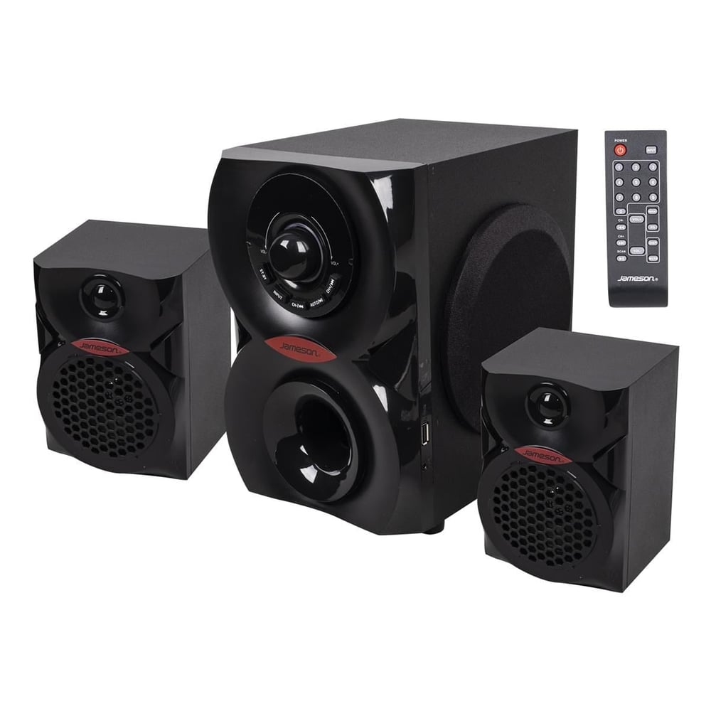 Jameson JSM-393BT Bluetooth USB SD FM Radyolu 250 W 2+1 Ses Sistemi