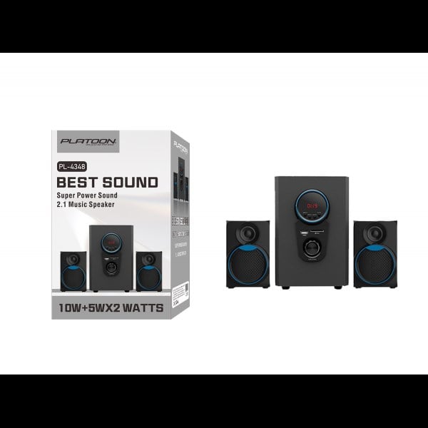 PLATOON PL-4348 2+1 FM BLUETOOTH SPEAKER