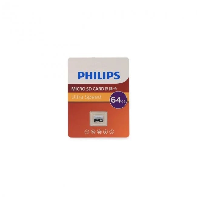 Philips 64GB A1 V30 MicroSDXC Hafıza Kartı (Adaptörsüz)