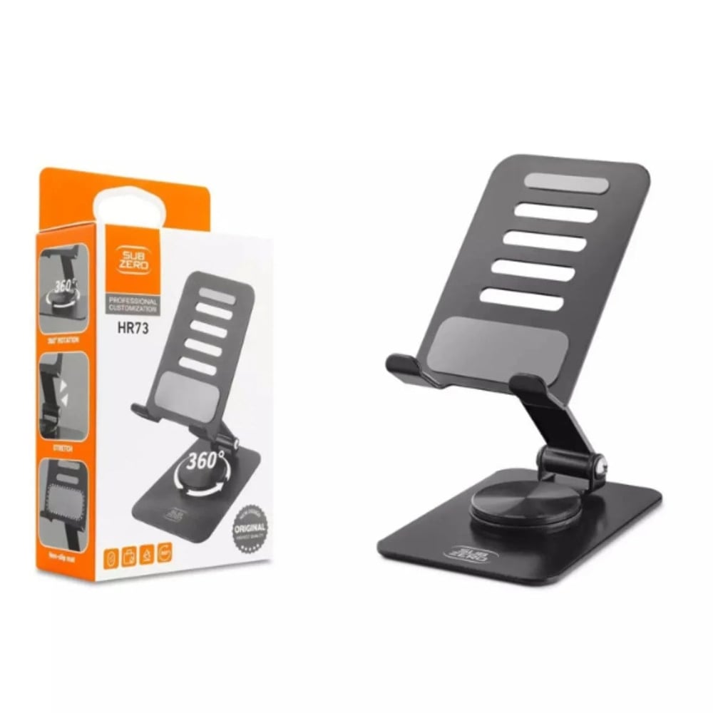 Subzero HR73 Metal Masa Telefon Tutacağı Şık ve Sağlam Stand Modeli