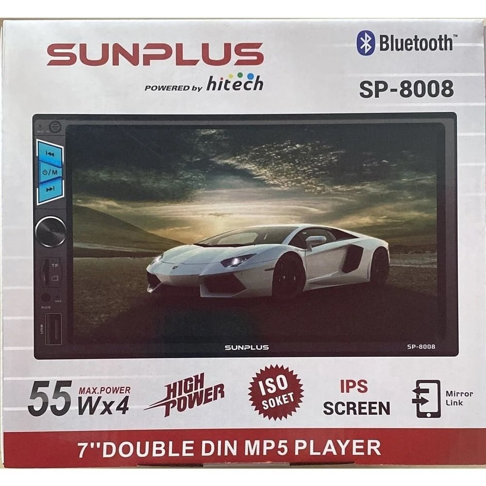 Sunplus SP-8008 7 Inç Double Oto Teyp