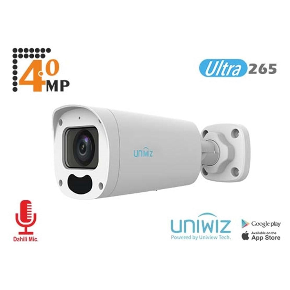UNV Uniwiz IPC-B314-APKZ 4MP 2.8-12 mm Motorize Lensli Ip Bullet Kamera