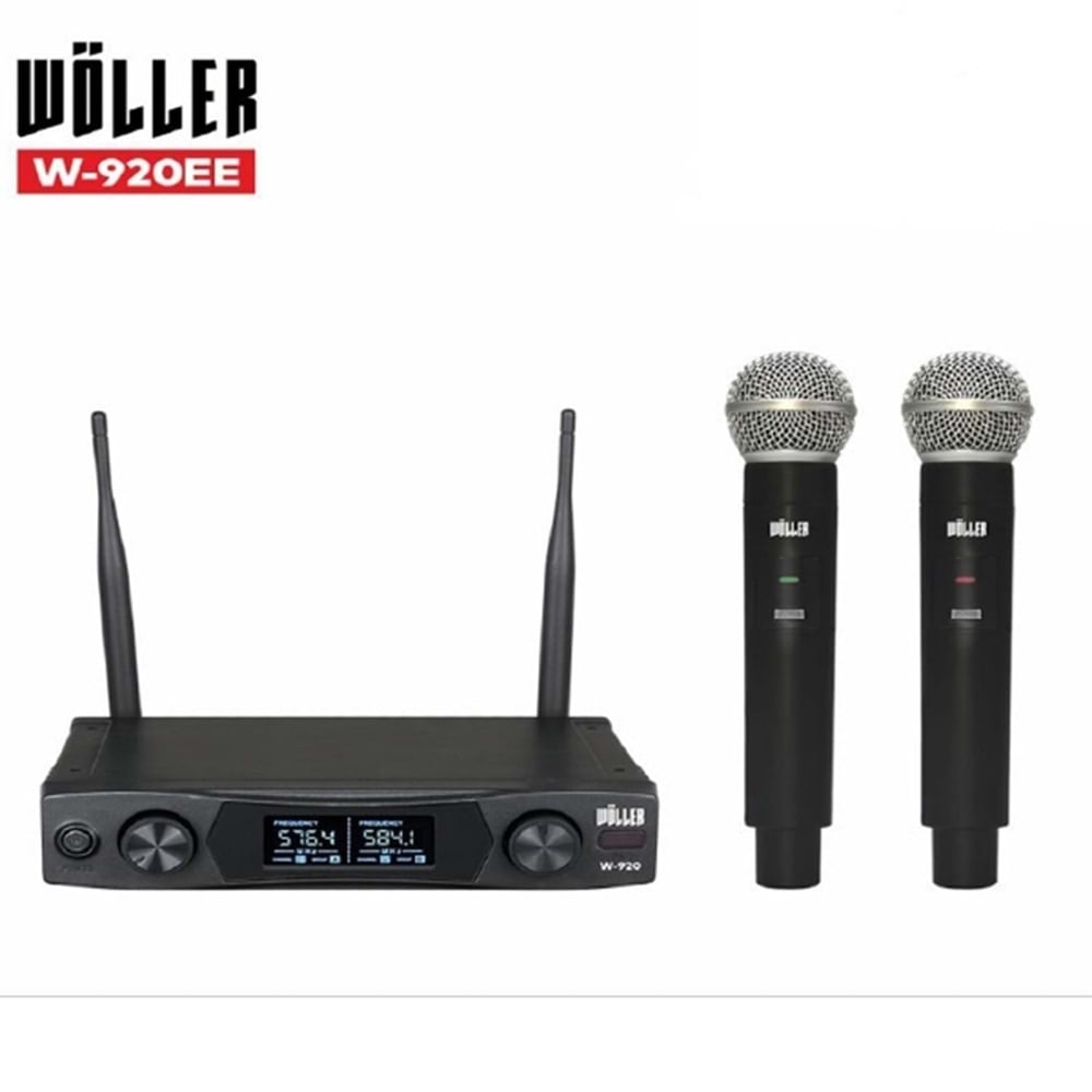 Wöller  W -920 EE Çift El Telsiz Mikrofon
