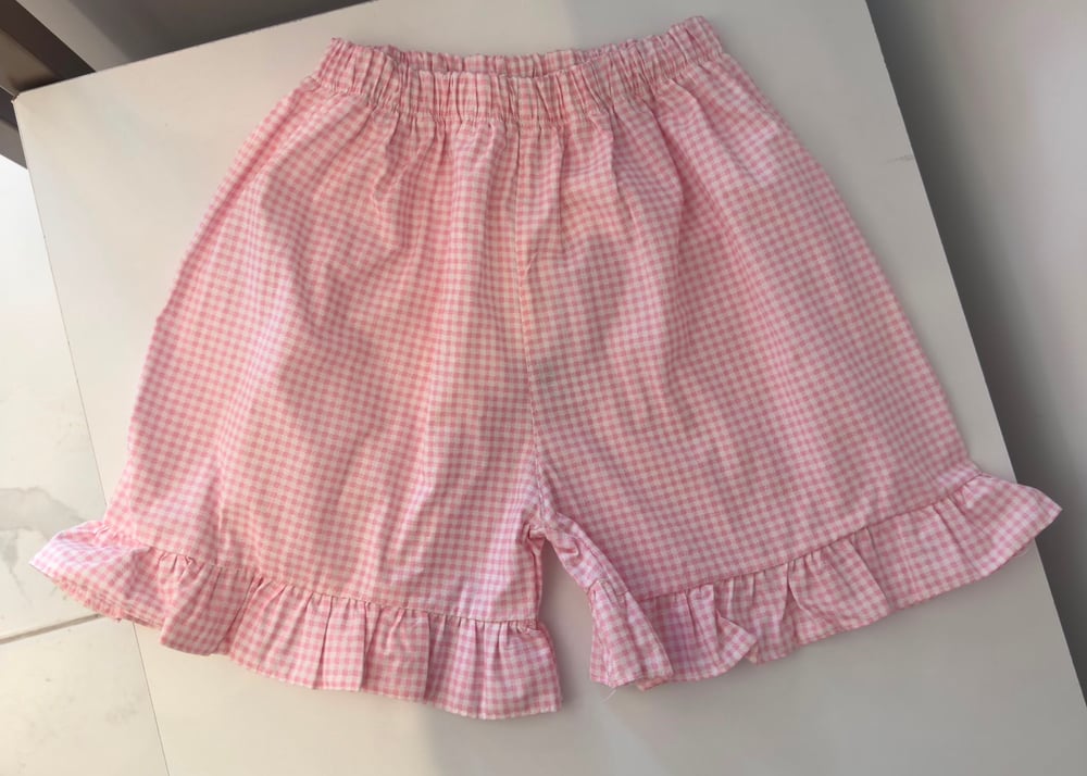Mabi Pöti Kareli Pembe Şort