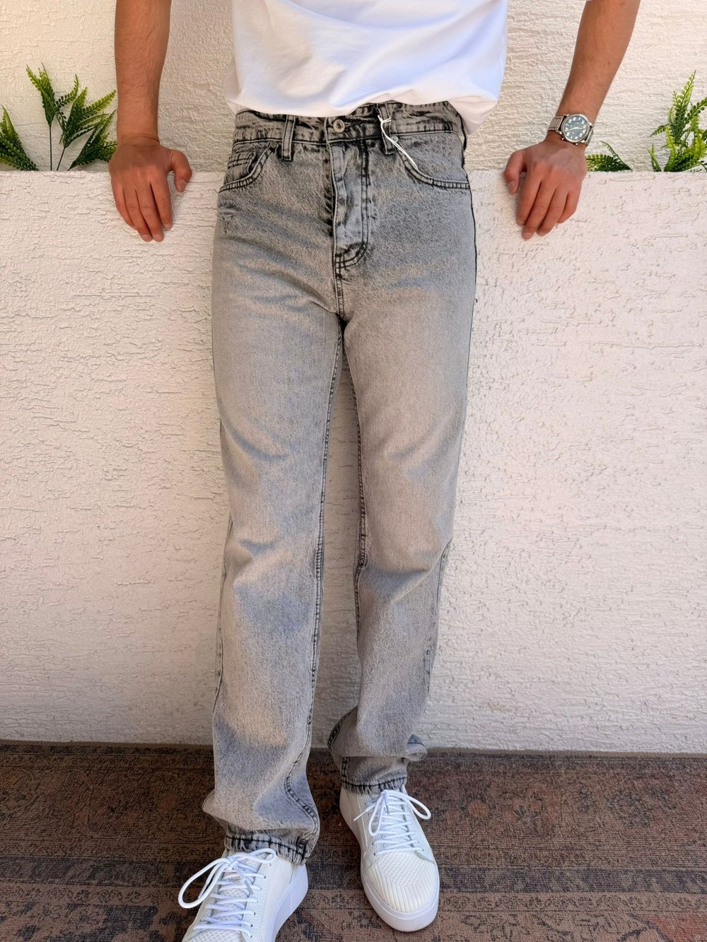 GRİ WE11 BAGGY KOT PANTOLON