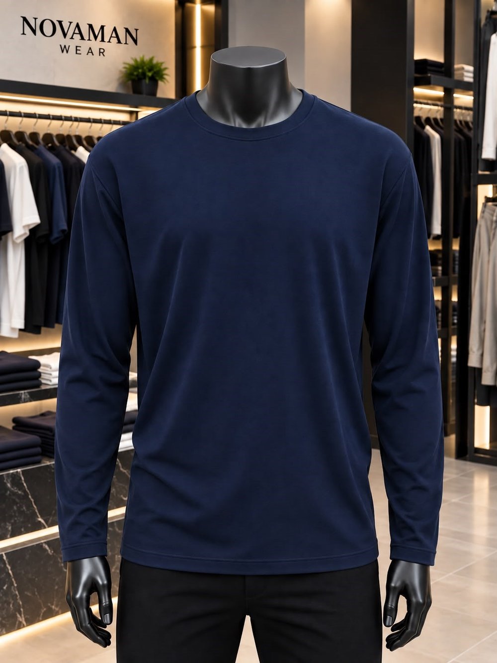 MRKCH MODAL KUMAŞ SWEAT LACİVERT