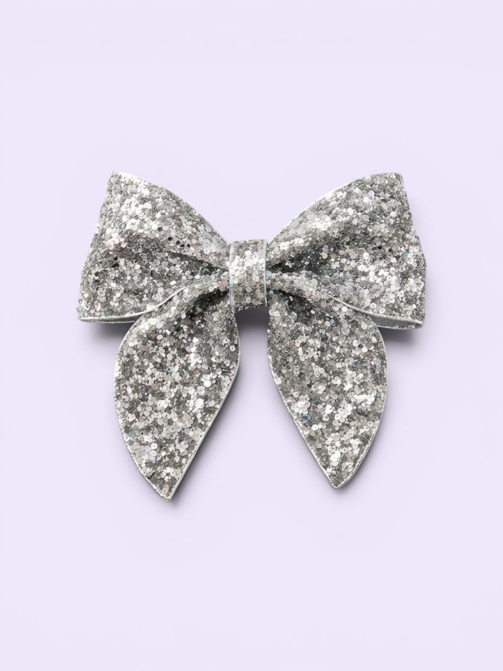Soo Cutes Disco Bow- Silver