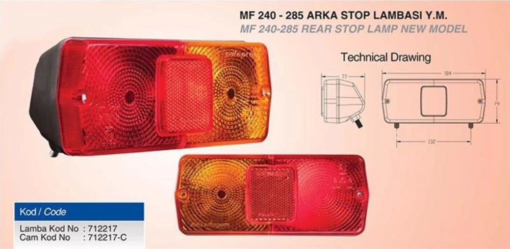 Mf 240 285 Stop Camı Ym